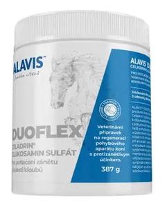 balení produktu Alavis Duoflex na klouby pro koně
